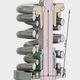Valvetrain section view from when Blyth modeled out his potential Cat Cams install.